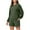 Army Green, variant on Plus Size Sweatsuits Womens Long Sleeve Loose Sweatshirt Womens Tops Pocket Blouses Long Sleeve Round-Neck Blouses Two Piece Sports Suit Set S-180 White XXL