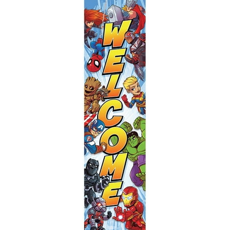 Marvel Super Hero Adventure Vertical Banner, 45" x 12" | Bundle of 5 Each