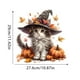 thumbnail image 3 of Seyotauo Halloween Window Stickers Black Cat Window Sticker Double-Sided Window Decal for Glass Mirror Decor, 3 of 6