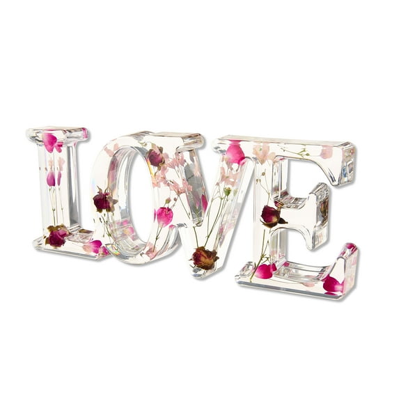 Floral Love Tabletop Decoration, Multicolor, 3", Valentine's Day by Way To Celebrate