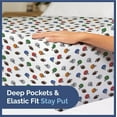 thumbnail image 7 of CGK Linens 4-Piece Cute & Cozy Kids Sheet Set - Full Size Kids Bedding With Vibrant Designs For Boys, Girls, Teens, Toddler, Football, 7 of 7