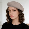 thumbnail image 3 of RXMEKW Knit Beanie for Women and Men with Drawstring Solid Color Polyester Fleece Lined Cap, 3 of 3