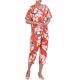 thumbnail image 1 of Juegos de Dos Piezas para las Mujeres de Verano Casual Manga Corta Cuello Redondo Pijamas Y Pantalones Cortos, Pijamas de Verano para las Mujeres, 1 of 3
