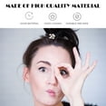 thumbnail image 4 of UPGRATOR 4Pcs Hair Rings Elastic Black Holds Hair for Women Daily Wear, 4 of 6