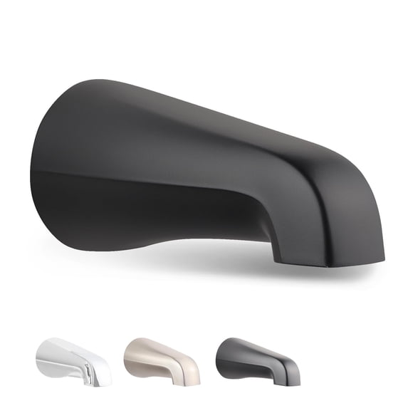Grifo no desviador Tub Spout SUPPLYGIANT™ para bañera, negro mate