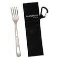 thumbnail image 1 of Titanium Camping Tableware with Bag Durable Extra Strong Camping Cutlery Portable Flatware Camping Utensils for Household Backpacking Travel Fork Black Bag, 1 of 10