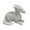 White, variant on 3D Printed Dragon Shaped Planter, Mythical Sculpture Flower Pot, Decorative Container for Cacti and Small Plants, Stylish Accent for Home Office and Garden Decoration, Black