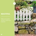 thumbnail image 5 of 5 Sets Garden Fence White Picket Border Edging Fences Plant Baby, 5 of 8