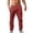 Hot Pink-G0, variant on Men Linen Drawstring Pants with Elastic Waist Straight Leg Pants with Pockets with Deep Pockets Cotton Trousers Casual Loose Fit Summer Beach Pant,Pink 3XL