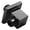 Black, variant on Wall Mounted Shower Elbow Fitting with G1/2 Thread Connection Strong Steel Construction Easy to Use for Space Saving