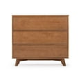 thumbnail image 6 of Plank+Beam Solid Wood Scandinavian 3-Drawer Dresser, Pecan, 6 of 12