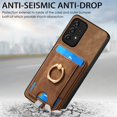 thumbnail image 2 of Dteck for Samsung Galaxy A23 5G Case, 2 in 1 PU Leather Mag Safe Phone Case with Detachable Card Wallet Ring Holder Kickstand for Samsung Galaxy A23 5G/4G,Brown, 2 of 9
