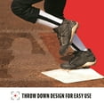 Franklin Sports Thrown Down Baseball Bases with Home Plate and Pitcher