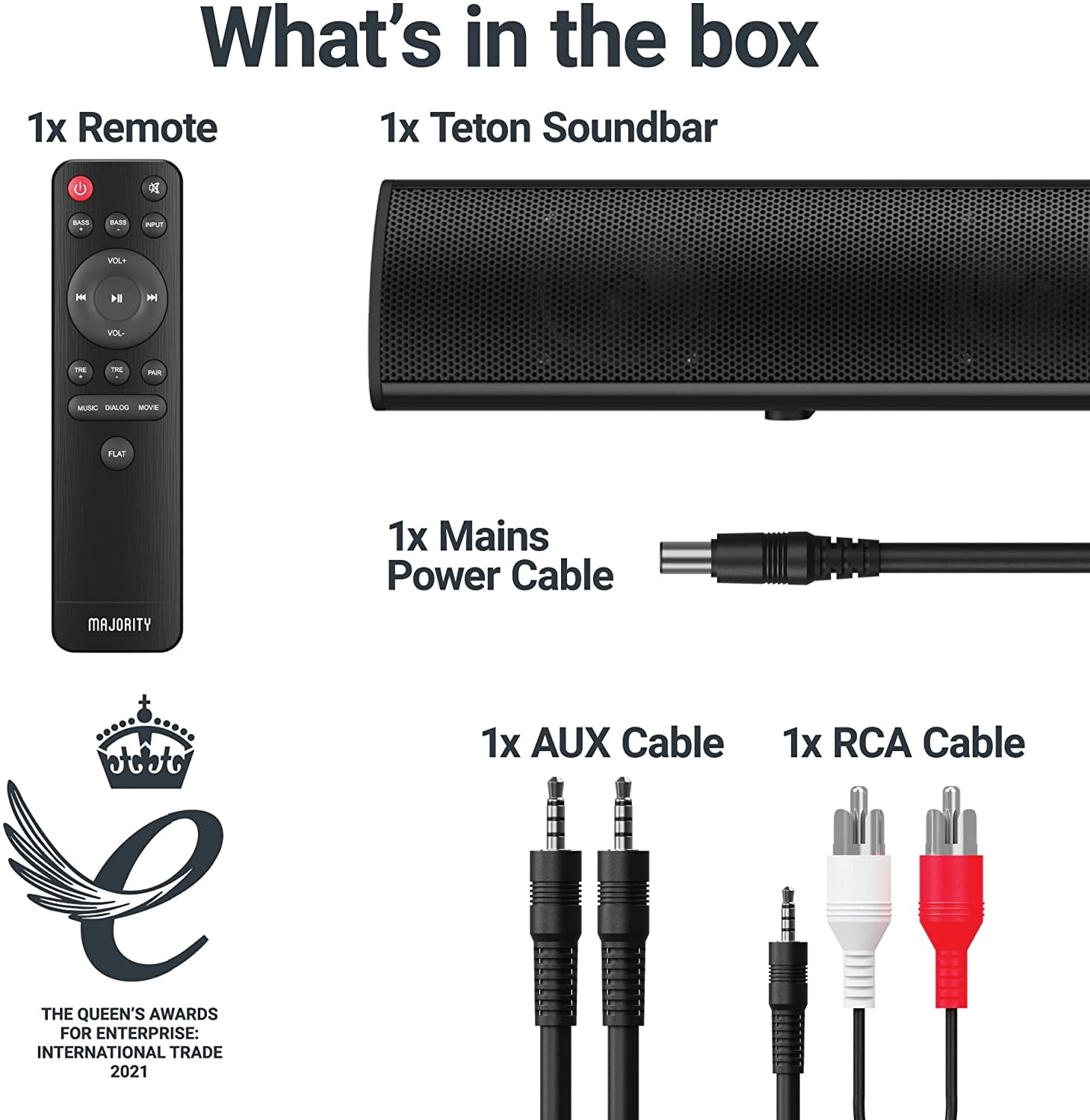 SYMOLO Teton Bluetooth Soundbar for TV 