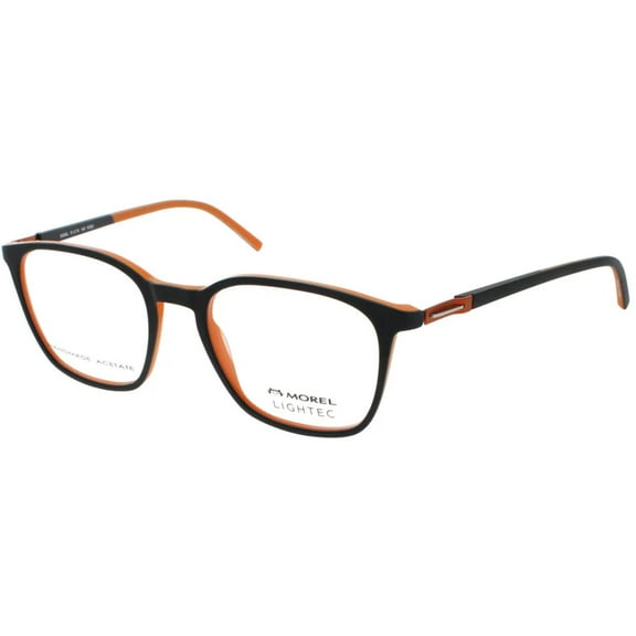 Morel 30266L NO02 Men's Black/Brown Acetate Full Rim Eyeglasses