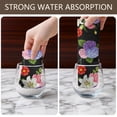 thumbnail image 4 of 2 Pcs Pioneer Flower Floral Print Pattern Kitchen Towels, Funny Microfiber Dish Towel Set, 18" X 26" Tea Towels, 4 of 6