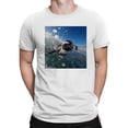 thumbnail image 2 of Surfing Penguin Ocean Adventure Men's T-shirt, 2 of 3