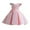 Style C#038 Pink, variant on Girls Princess Gown Performance Kids Girls Sleeveless Floral Embroidered Mesh Overlay Dress with 3D Applique and Layered Skirt for Special Occasions Princess Dress Up for Girls 4-6 (Pink 90)