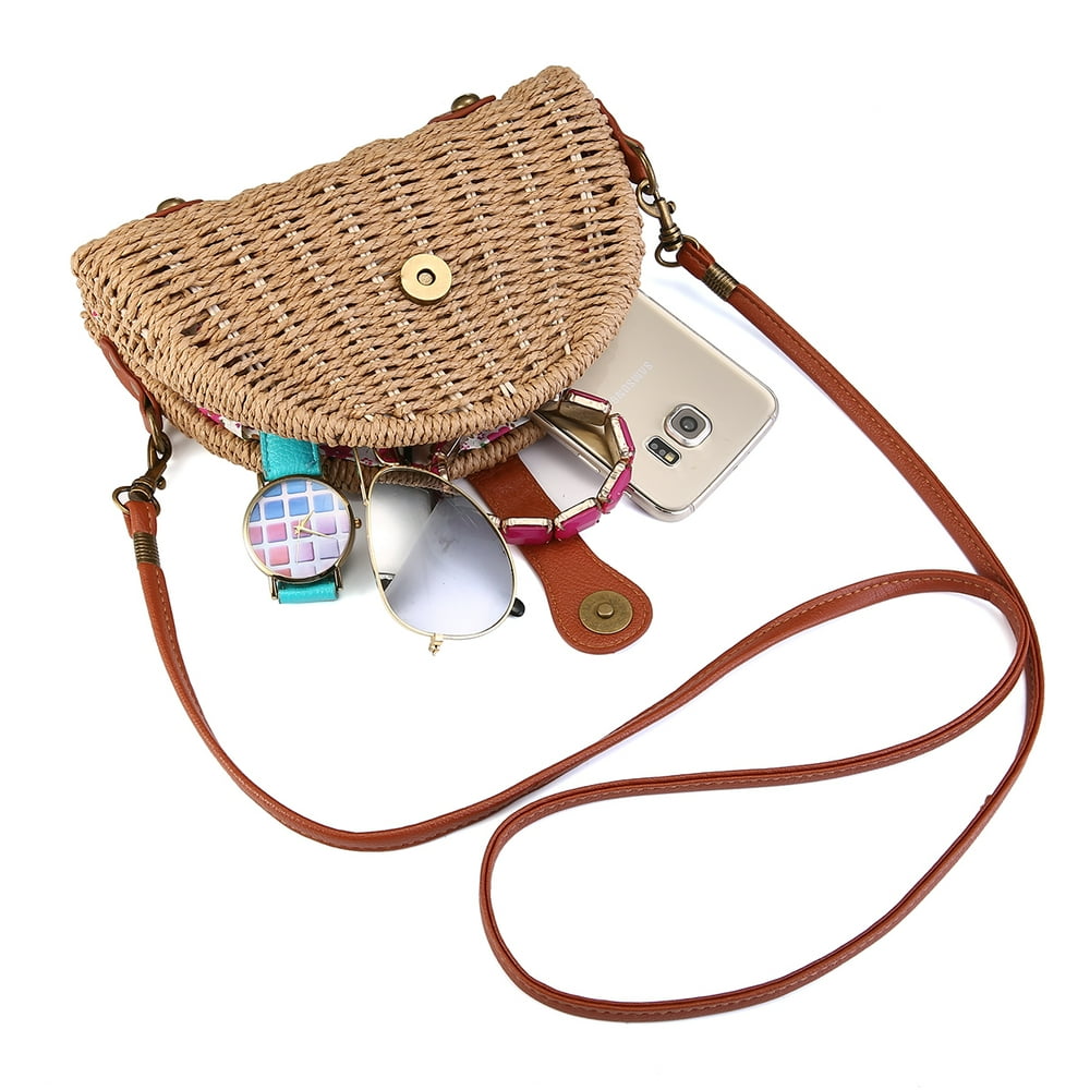 Small Straw Summer Handbag