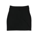 thumbnail image 2 of T Party Womens Solid Mini Skirt, Black, Medium, 2 of 2