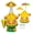Yellow, variant on Raincoat Porch Goose Outfits for 23'' Statue, Spring Porch Goose Outfit with Raincoat, Hat, Umbrella for Outdoor Garden Yard Patio Spring Summer Decoration