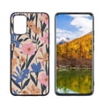 thumbnail image 1 of Japanese-Vintage-Floral-Bohor-5 Phone Case, Degined for LG Q52 Case Men Women, Flexible Silicone Shockproof Case for LG Q52, 1 of 1