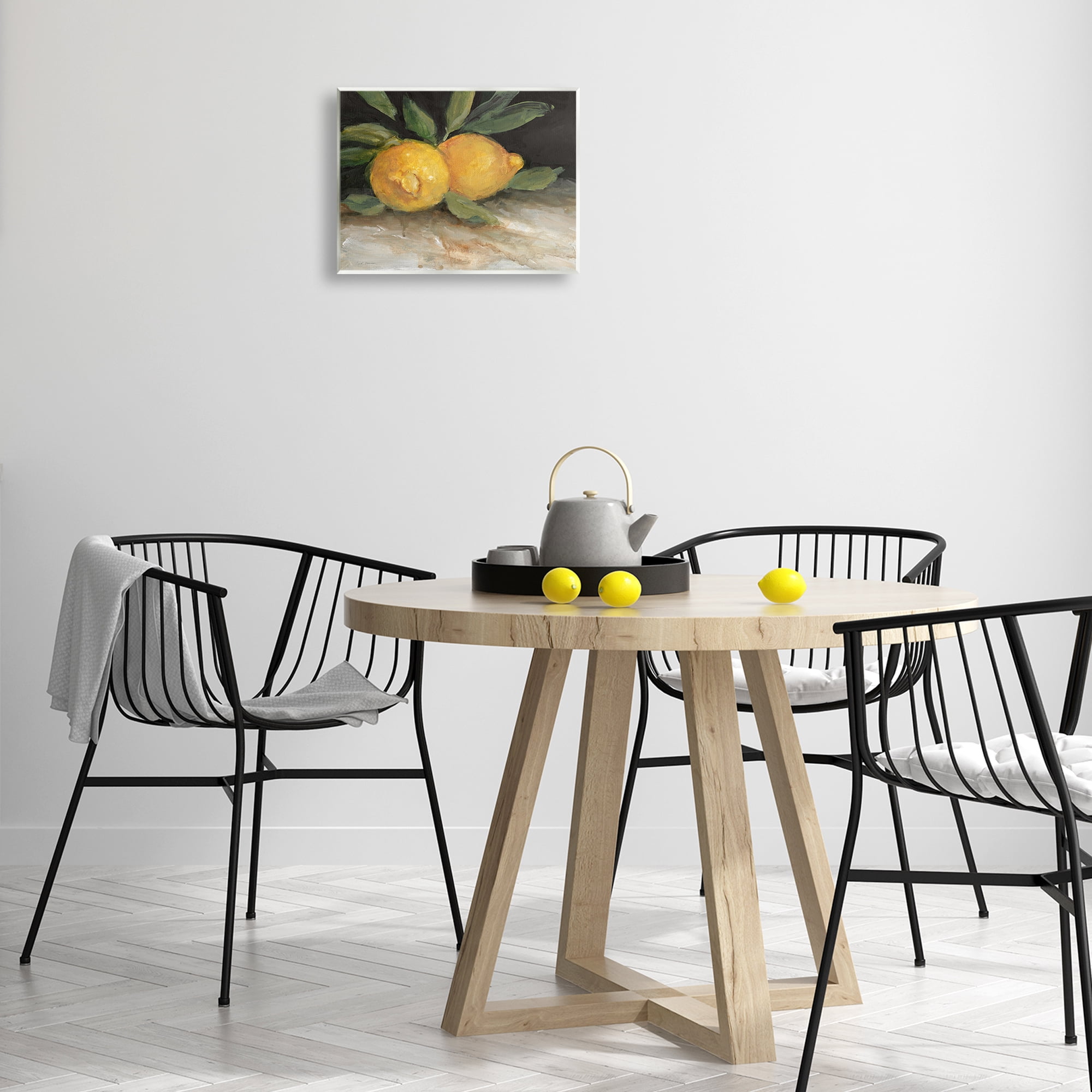 Stupell Industries Traditional Lemons Duo Food & Beverage Painting Unframed Art Print Wall Art, 14 x 11