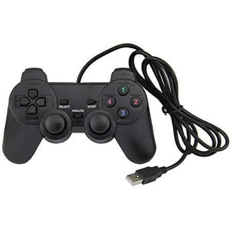 Kijker Wennen aan Aanhankelijk USB Controller Wired Gamepad for PS2 - Soft Touch Buttons Dual Vibration  Feedback Retropie Emulator | Walmart Canada
