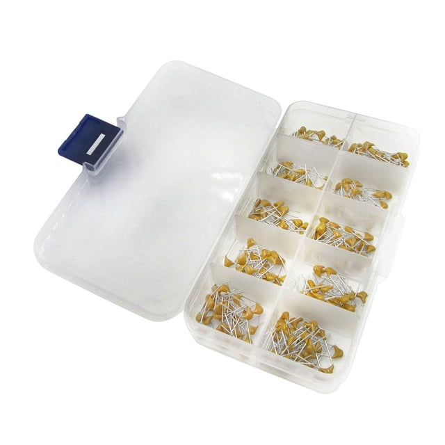 5 uds. Condensadores Juego de condensadores cerámicos de 10 valores 10PF-100NF Pieza electrónica de bricolaje 300PCS