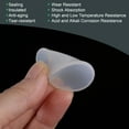 thumbnail image 3 of Uxcell 40mm OD 2mm Thick Round Silicone Rubber Solid Gasket Sheet White 8 Count, 3 of 5