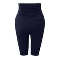 thumbnail image 6 of Riforla Workout Leggings for Women Everyday Use High Waisted Maternity Pants Solid Color Spring Summer Casual Outfits Capri Length Womens Pants Navy S, 6 of 6