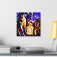 thumbnail image 6 of "Hitching Post in Bloom" - Canvas, 6 of 25