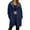 Navy, variant on KKBOTIVE Womens Long Hoodies Zip Up Fleece Lined Jackets 2025 Winter Fashion Jacket Soft Tunic Sweatshirts Warm Long Coats Beige Size: M