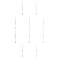 thumbnail image 1 of Naiovety Cuchara para crema de humo, herramienta de excavación de tuberías, accesorios de limpieza antiadherentes de mano de doble extremo, Oro 10Conjunto, 1 of 6