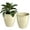 Beige, variant on 21 inch Tall Planters for Outdoor Plants Set of 2,Tall Plant Pots with Drainage Hole,Large Flower Pots for Indoor Front Porch Garden Home Patio,Blue