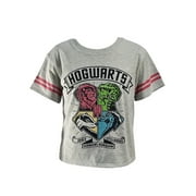 Harry Potter Hogwarts Youth Girl Fashion Top, XS-L
