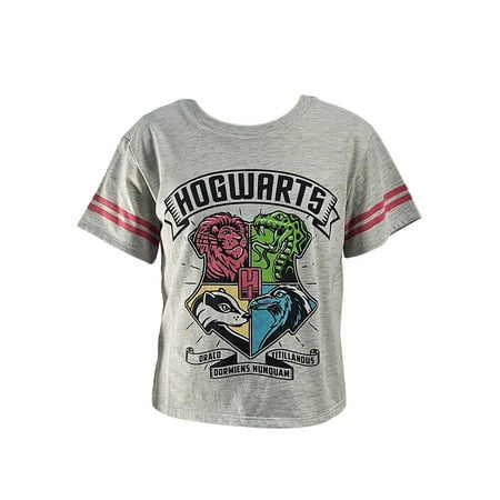 Harry Potter Hogwarts Youth Girl Fashion Top, XS-L