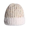 thumbnail image 5 of SikaFu Color Knitted Woolen Hat Female Autumn And Winter Version Versatile And Thick Warm Hood Plush Earlier Bucket Pot, 5 of 7
