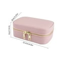 thumbnail image 3 of FENOHREFE Jewellery Storage Case Organization Box Portable PU Leather Jewellery Box Convenient and Secure Storage Case for Women, 3 of 7