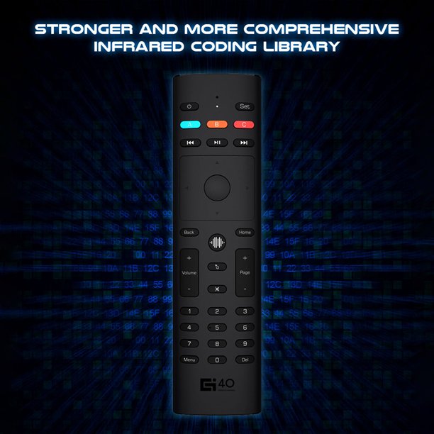 Air Mouse Smart 2.4G Giroscopio IR Aprendizaje Control remoto por voz para proyector de TV