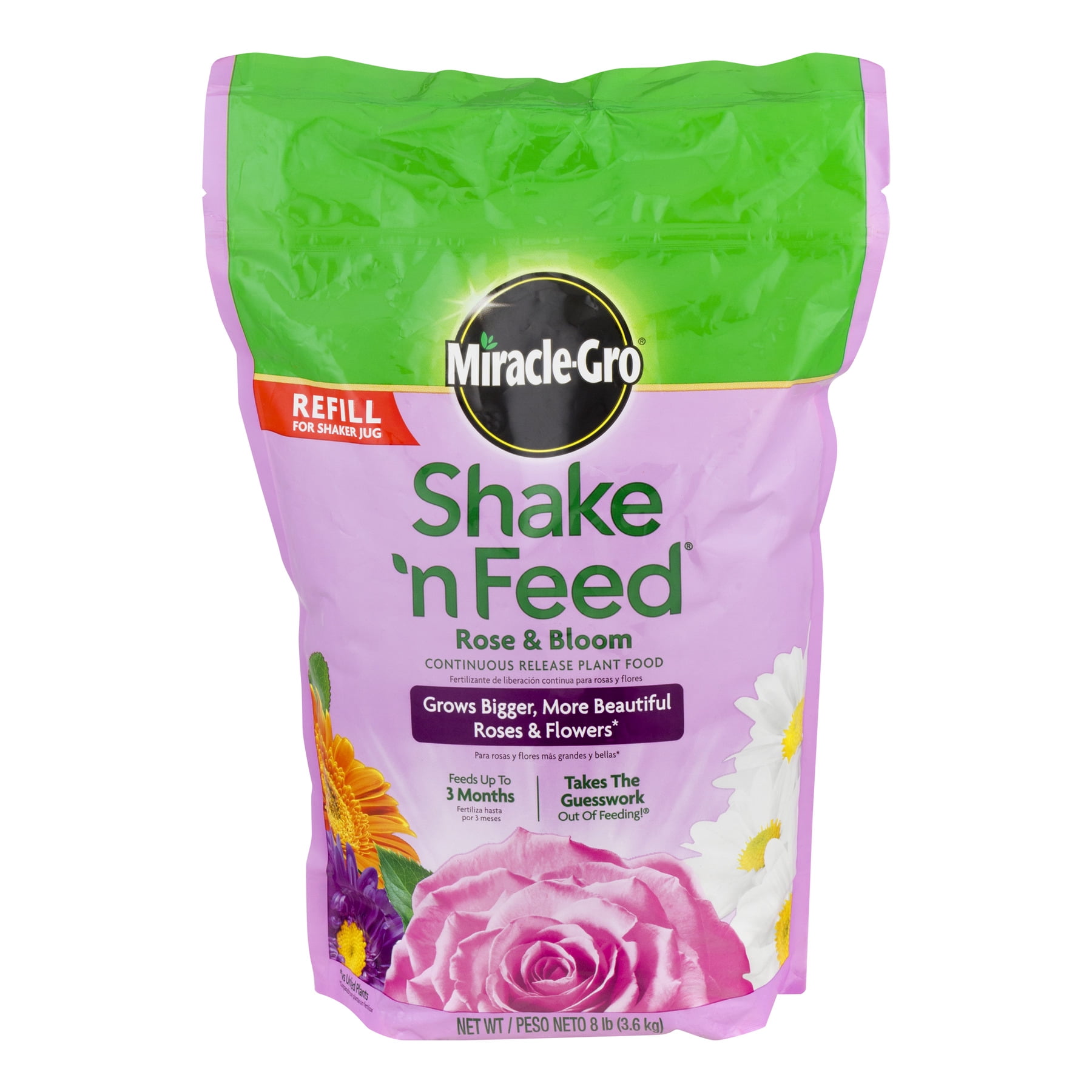 MiracleGro Shake 'n Feed Rose & Bloom Continuous Release Plant Food, 8