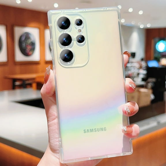 Dteck for Samsung Galaxy S24 Ultra Case, Lightweight Stylish Translucent Matte Iridescent Slim Protective Case for Samsung Galaxy S24 Ultra 6.8"