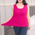 thumbnail image 5 of tarylea Plus Size Tank Tops for Women Loose Fitted Sleeveless Undershirts Base Layer Top Soft Comfy Pajamas Vest Loungewear, 5 of 6