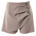 thumbnail image 4 of Sngxgn Womens Shorts Comfy Summer Drawstring High Waist Cotton Shorts for Women Trendy(Coffee,M), 4 of 6