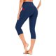thumbnail image 4 of ICHUANYI Clearance Women's Solid Workout Leggings Fitness Sports Running Yoga Athletic Pants(Blue, XL) Ichuanyi Ichuanyi, 4 of 8