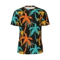 thumbnail image 5 of Wukai Palm Trees Print Men's Short-Sleeved Mesh T-Shirt,Quick-Dry Short Sleeve Workout T-Shirt-3X-Large, 5 of 8