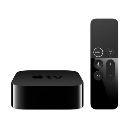 Restored Apples TV 4K HD 32GB Streaming Media Player HDMI with Dolby Digital and Voice search by Asking the Siri Remote, Black, MQD22LL/A-32G (Refurbished)