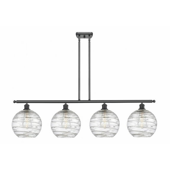 Innovations Lighting 516-4I-13-48 Athens Linear Athens 4 Light 48" Wide Linear Pendant -