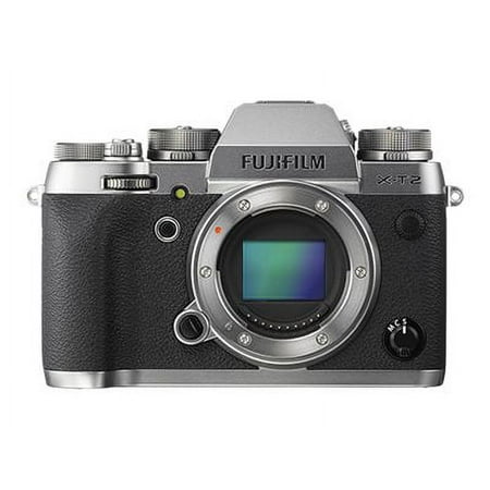 Fujifilm X Series X-T2 - Digital camera - mirrorless - 24.3 MP - APS-C - 4K / 30 fps - body only - Wi-Fi - graphite silver