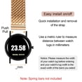 thumbnail image 4 of Uxcell Stainless Steel Mesh Watch Band 10mm Quick Release Adjustable Metal Replacement Watch Strap for Men Women, Rose Gold, 4 of 7
